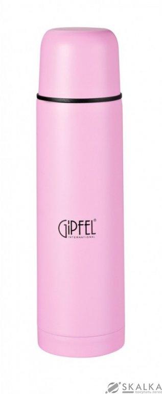 На фото Термос Gipfel ADELINA 1 л розовый (8394)