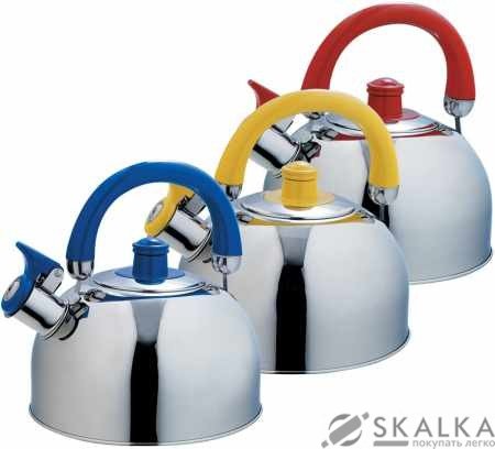 Чайник Maestro Rainbow 2.5 л со свистком (MR-1304) На фото Чайник Maestro Rainbow 2.5 л со свистком (MR-1304)