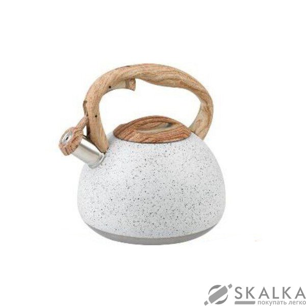 На фото Чайник со свистком Edenberg 3 л (EB-8801 White)