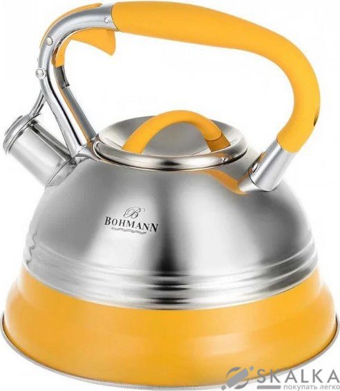 Чайник со свистком Bohmann 3 л (BH 9921 Orange) На фото Чайник со свистком Bohmann 3 л (BH 9921 Orange)
