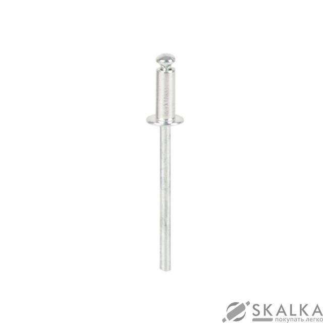 Заклепка алюминиевая Intertool 3.2*8.0мм, упаковка 50шт (RT-3208) На фото Заклепка алюминиевая Intertool 3.2*8.0мм, упаковка 50шт (RT-3208)