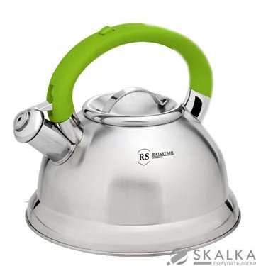 Чайник со свистком Rainstahl 3.2 л (RS 7623-32 Green) На фото Чайник со свистком Rainstahl 3.2 л (RS 7623-32 Green)