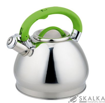 Чайник со свистком Rainstahl 3 л (RS 7626-30 Green) На фото Чайник со свистком Rainstahl 3 л (RS 7626-30 Green)