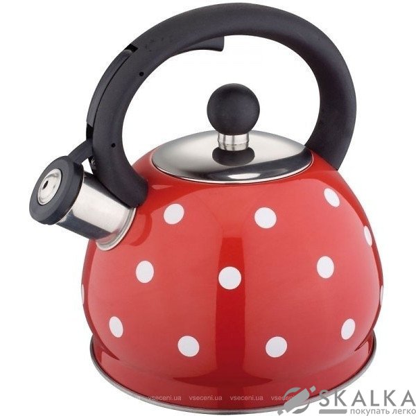 На фото Чайник со свистком Rainstahl 2 л (RS 7638-20 Red)