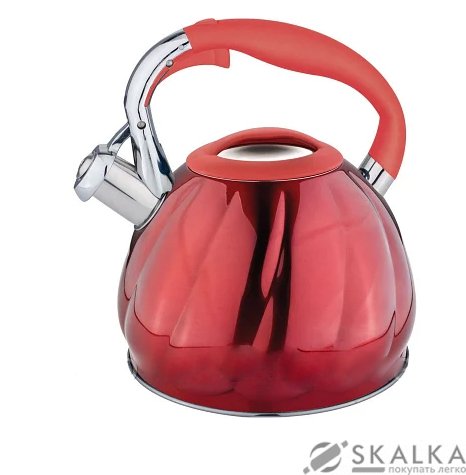 Чайник со свистком Rainstahl 3 л (RS 7644-30 Red) На фото Чайник со свистком Rainstahl 3 л (RS 7644-30 Red)