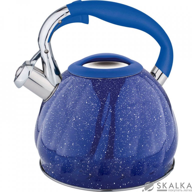 Чайник со свистком Rainstahl 3 л (RS 7645-30 Blue) На фото Чайник со свистком Rainstahl 3 л (RS 7645-30 Blue)