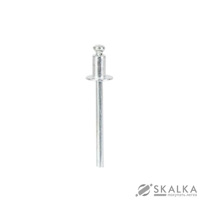 Заклепка алюминиевая Intertool 4.0*6.0мм, упаковка 50шт (RT-4006) На фото Заклепка алюминиевая Intertool 4.0*6.0мм, упаковка 50шт (RT-4006)