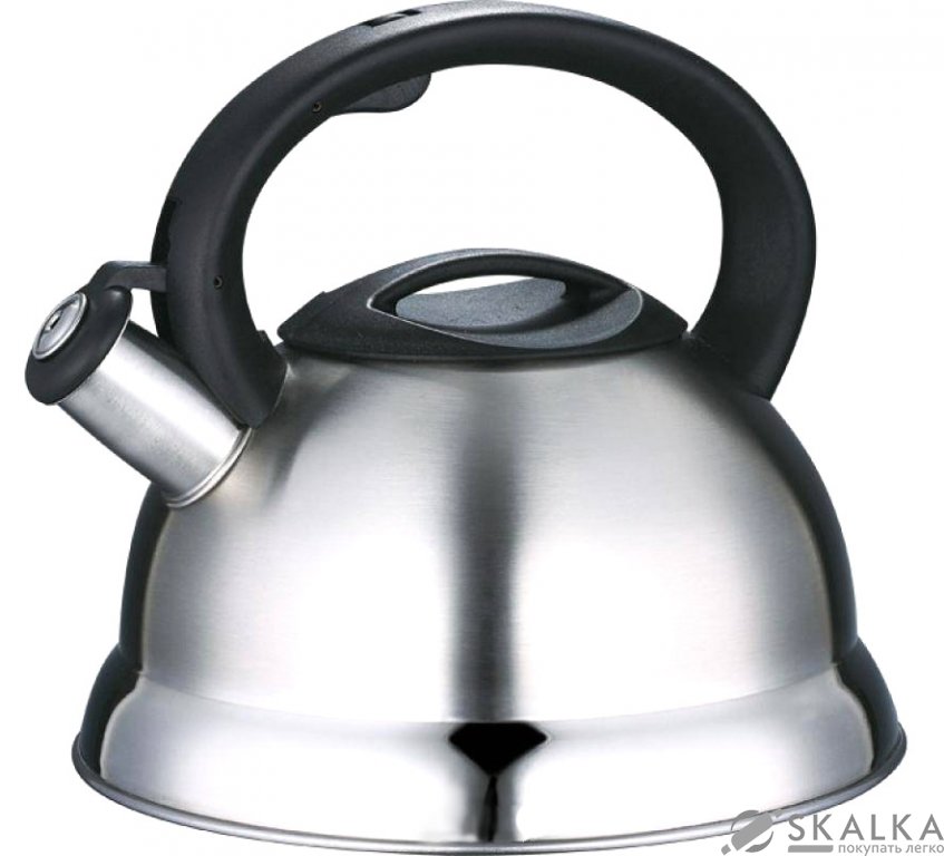 Чайник со свистком Wellberg 2.5 л (WB-3786) На фото Чайник со свистком Wellberg 2.5 л (WB-3786)