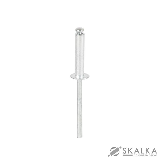 Заклепка алюминиевая Intertool 4.0*18мм, упаковка 50шт (RT-4018) На фото Заклепка алюминиевая Intertool 4.0*18мм, упаковка 50шт (RT-4018)