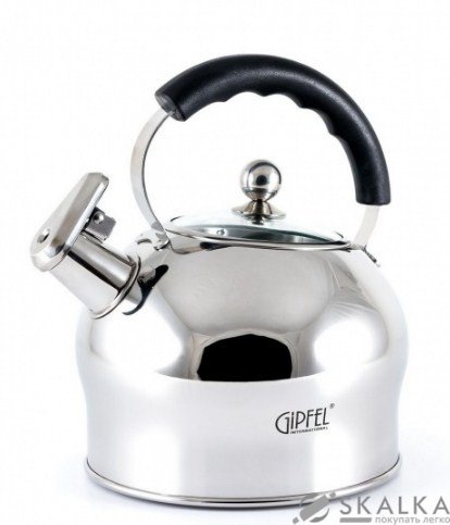 Чайник со свистком Gipfel MATTINO 2.5 л (8605) На фото Чайник со свистком Gipfel MATTINO 2.5 л (8605)