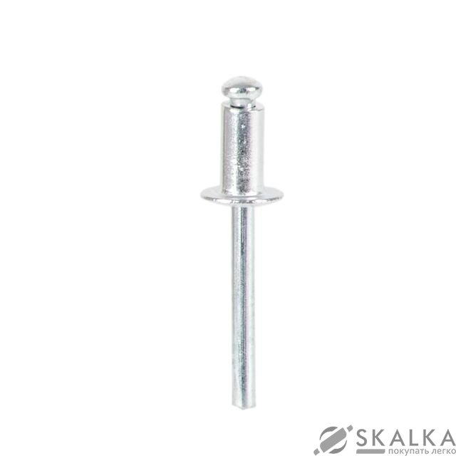 Заклепка алюминиевая Intertool 4.8*10мм, упаковка 50шт (RT-4810) На фото Заклепка алюминиевая Intertool 4.8*10мм, упаковка 50шт (RT-4810)