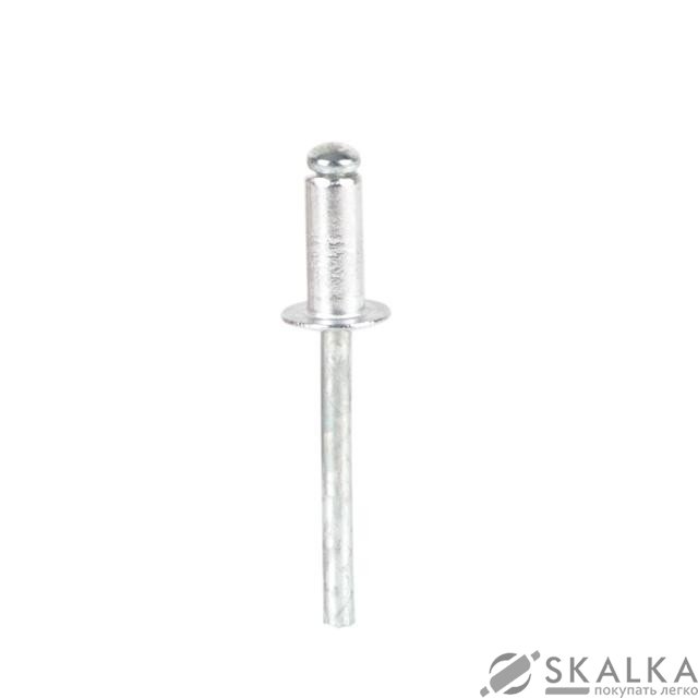 На фото Заклепка алюминиевая Intertool 4.8*12мм, упаковка 50шт (RT-4812)