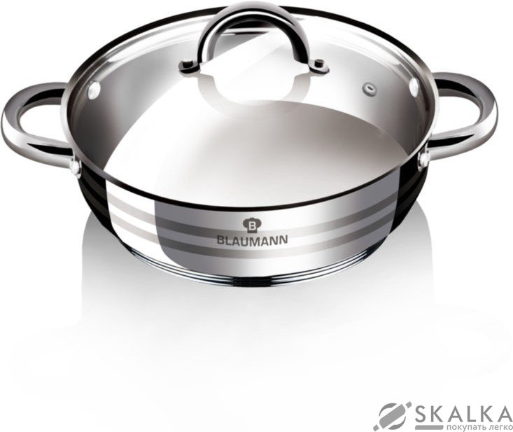 Сотейник с крышкой Blaumann Gourmet Line 26 х 10 см 5 л (BL-1004) На фото Сотейник с крышкой Blaumann Gourmet Line 26 х 10 см 5 л (BL-1004)