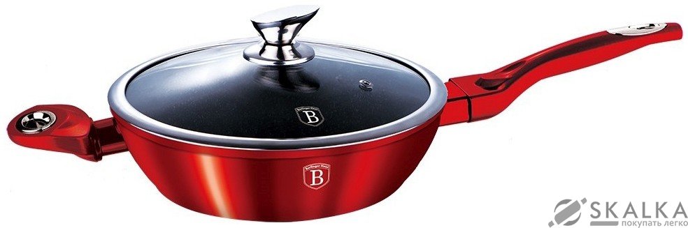 Сотейник Berlinger Haus Burgundy Edition 32 х 7.8 см (BH-1261N) На фото Сотейник Berlinger Haus Burgundy Edition 32 х 7.8 см (BH-1261N)