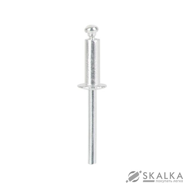 Заклепка алюминиевая Intertool 4.8*14мм, упаковка 50шт (RT-4814) На фото Заклепка алюминиевая Intertool 4.8*14мм, упаковка 50шт (RT-4814)