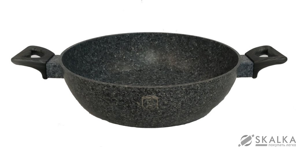 Сотейник Berlinger Haus 28 х 7.5 см 3.8 л с мраморным покрытием (BH-1581S) На фото Сотейник Berlinger Haus 28 х 7.5 см 3.8 л с мраморным покрытием (BH-1581S)