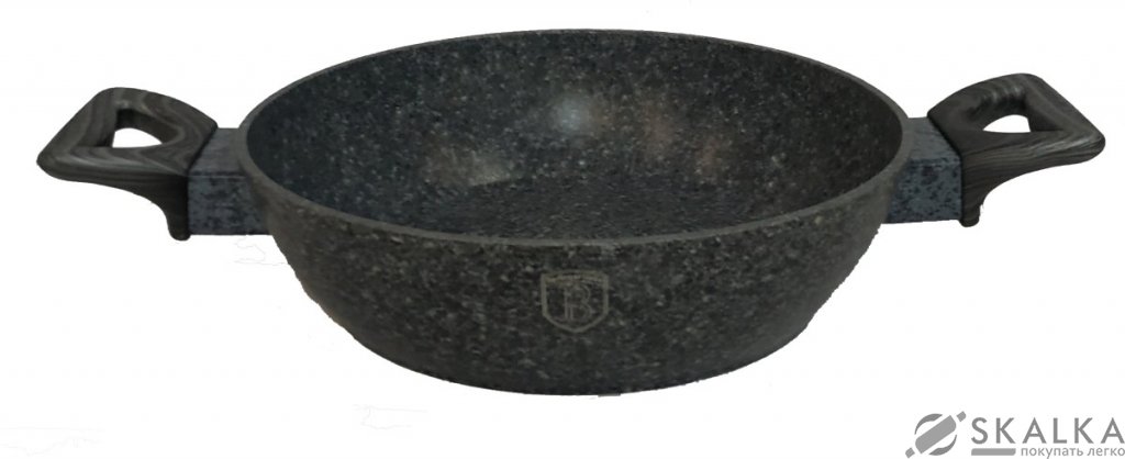 Сотейник Berlinger Haus 24 х 6.5 см 2.3 л с мраморным покрытием (BH-1583S) На фото Сотейник Berlinger Haus 24 х 6.5 см 2.3 л с мраморным покрытием (BH-1583S)