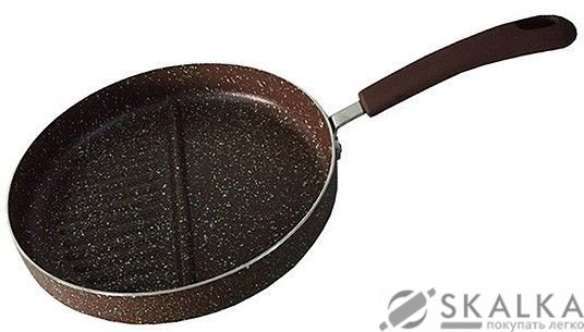 Сковорода-гриль антипригарная Fissman MOSSES STONE 26 см (AL-4300.26) На фото Сковорода-гриль антипригарная Fissman MOSSES STONE 26 см (AL-4300.26)