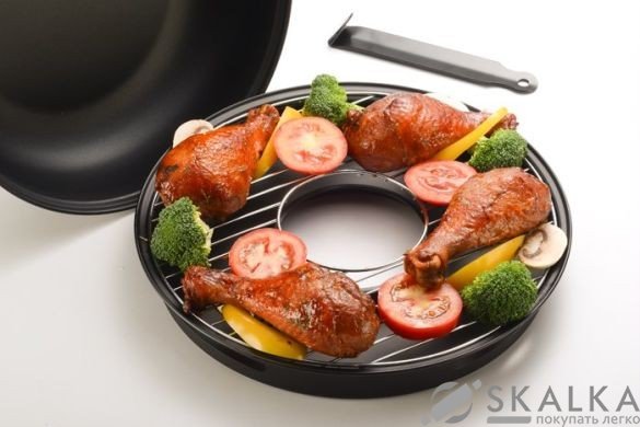 Сковорода-гриль Edenberg 33 х 33 х 11 см (EB-3410) На фото Сковорода-гриль Edenberg 33 х 33 х 11 см (EB-3410)