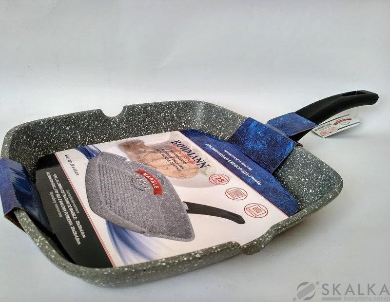 Сковорода-гриль Bohmann 28 х 28 см (1001-28 ВН MRB) На фото Сковорода-гриль Bohmann 28 х 28 см (1001-28 ВН MRB)