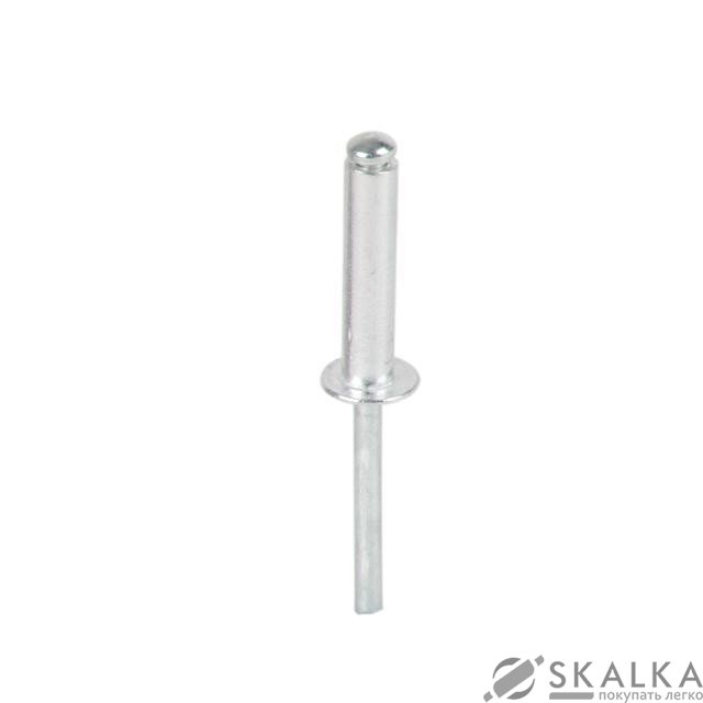 Заклепка алюминиевая Intertool 4.8*22мм, упаковка 50шт (RT-4822) На фото Заклепка алюминиевая Intertool 4.8*22мм, упаковка 50шт (RT-4822)