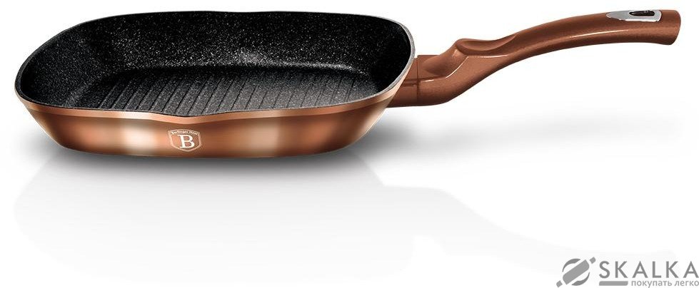 Сковорода-гриль Berlinger Haus 28 х 28 см (BH-1889) На фото Сковорода-гриль Berlinger Haus 28 х 28 см (BH-1889)