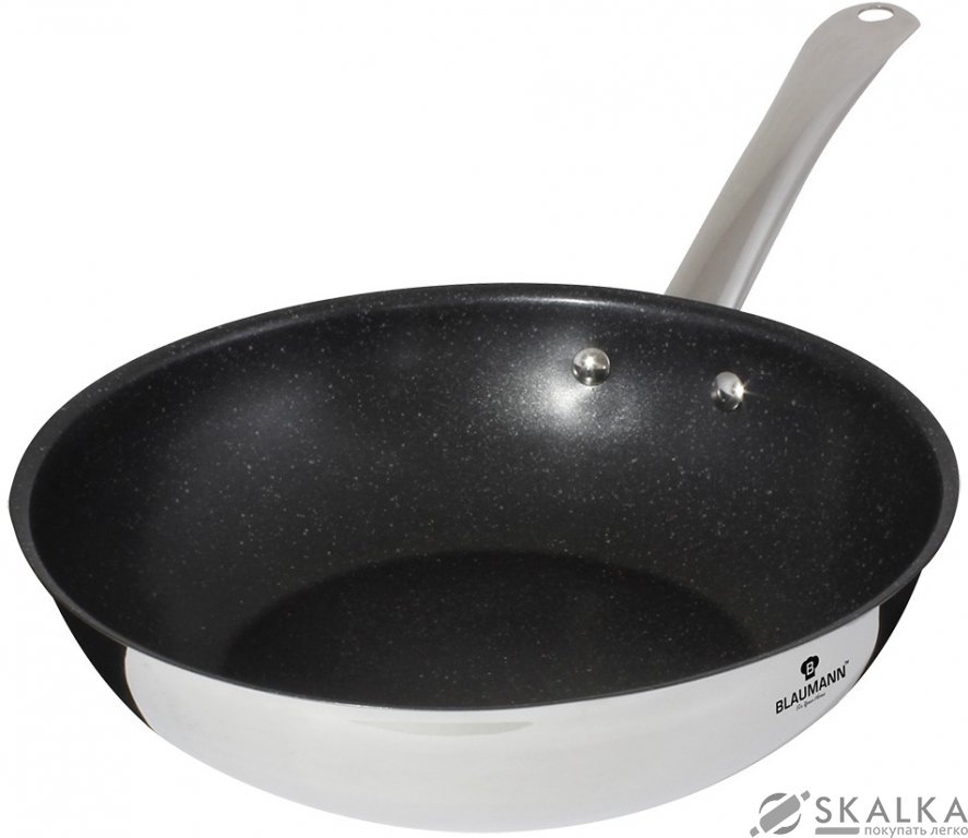 На фото Сковорода-вок Blaumann Gourmet Line 28 х 9 см (BL-3242)