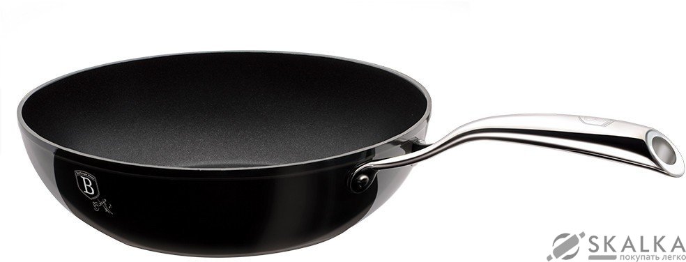 На фото Сковорода-вок Berlinger Haus Black Royal Collection 28 х 7.4 см (BH-1679)