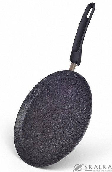 Сковорода для блинов Fissman SPARK STONE 24 см с антипригарным покрытием (5039) На фото Сковорода для блинов Fissman SPARK STONE 24 см с антипригарным покрытием (5039)