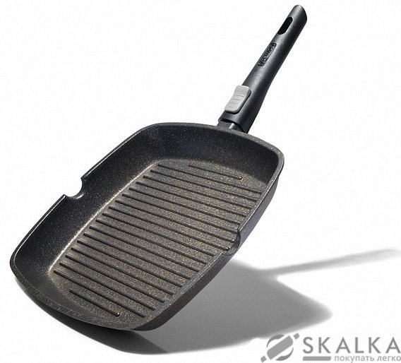 Сковорода гриль квадратная Fissman REBUSTO 28 см (4231) На фото Сковорода гриль квадратная Fissman REBUSTO 28 см (4231)