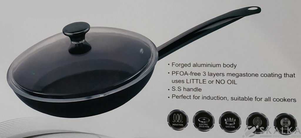 Сковорода Zurrichberg 28 х 4.5 см (ZB-2006) На фото Сковорода Zurrichberg 28 х 4.5 см (ZB-2006)