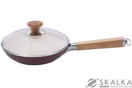 На фото Сковорода Krauff Tabacco 24 х 4.8 см с керамическим покрытием (25-45-051)