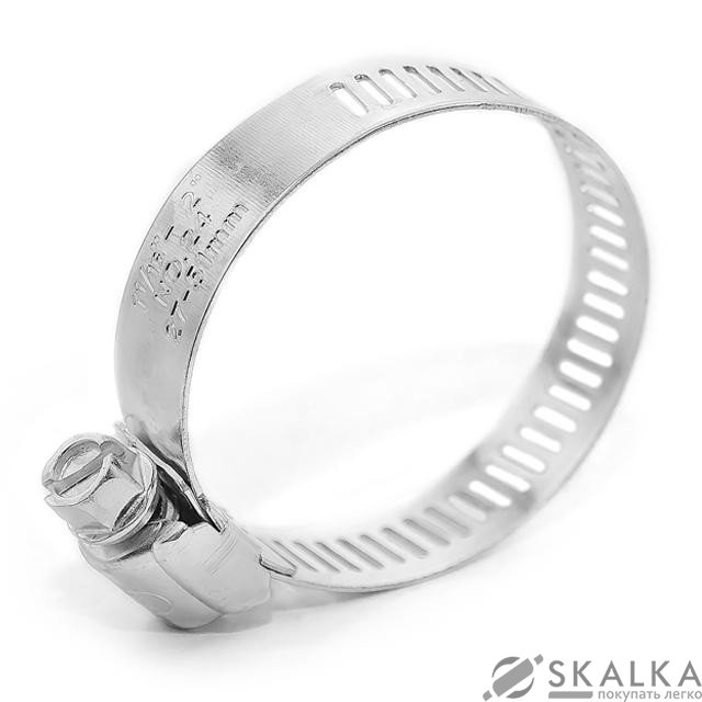 Хомут стальной Intertool оцинкованный 12,7мм D 27-51мм (TC-0127) На фото Хомут стальной Intertool оцинкованный 12,7мм D 27-51мм (TC-0127)