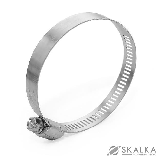 Хомут стальной Intertool оцинкованный 12,7мм D 52-76мм (TC-0152) На фото Хомут стальной Intertool оцинкованный 12,7мм D 52-76мм (TC-0152)