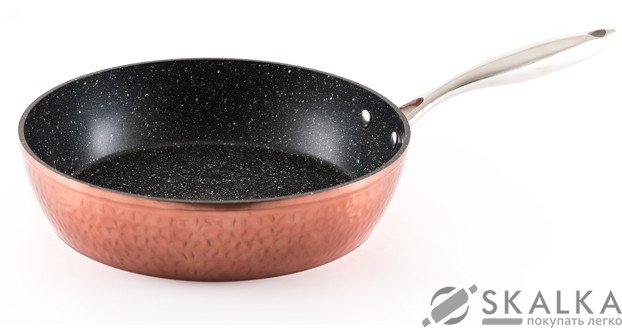 Сковорода Gipfel MATTHIAS 24 х 5.8 см с мраморным покрытием (0759) На фото Сковорода Gipfel MATTHIAS 24 х 5.8 см с мраморным покрытием (0759)