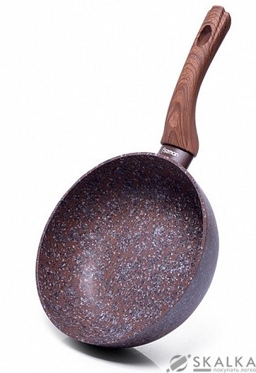 На фото Сковорода глубокая Fissman MAGIC BROWN 24 х 7.7 см (4466)