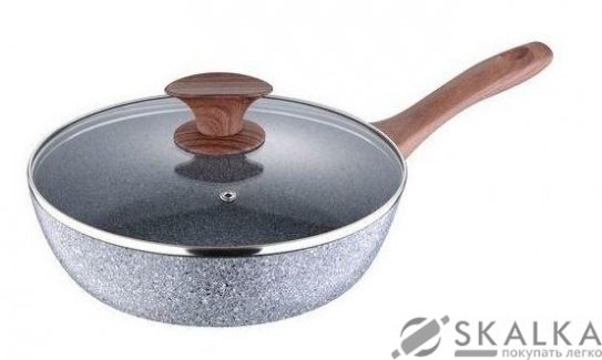 На фото Сковорода глубокая Bergner 24 х 6.5 см (BG-7973)