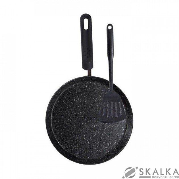 На фото Блинная сковорода Wellberg 22 см (WB-9706)