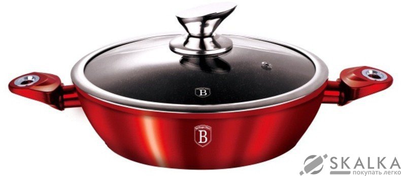 Сотейник Berlinger Haus Burgundy Metallic Line 28 см (BH-1263N) На фото Сотейник Berlinger Haus Burgundy Metallic Line 28 см (BH-1263N)