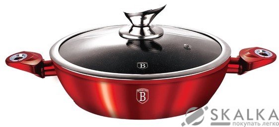 На фото Сотейник Berlinger Haus Burgundy Metallic Line 32 см (BH-1264N)