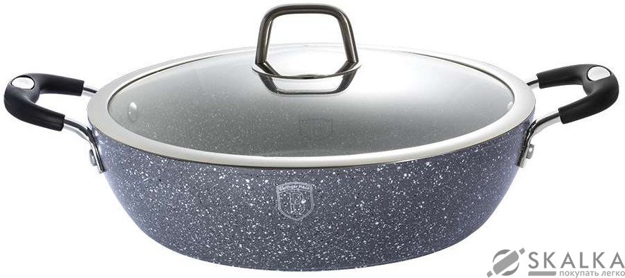 На фото Сотейник Berlinger Haus Gray Stone Touch Line 32 см (BH-1157N)