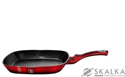 Сковорода-гриль Berlinger Haus Black Burgundy Metallic Line 28 х 28 см (BH-1623N) На фото Сковорода-гриль Berlinger Haus Black Burgundy Metallic Line 28 х 28 см (BH-1623N)