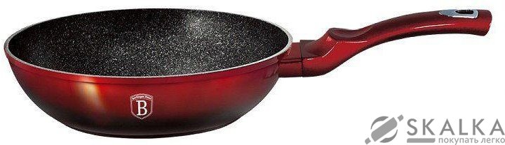 На фото Сковорода-вок Berlinger Haus Burgundy Metallic Line 28 см (BH-1625N)