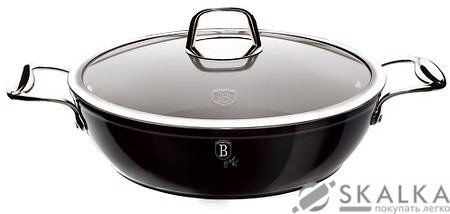 Сотейник Berlinger Haus Black Royal Collection 28 см 3.8 л (BH-1741) На фото Сотейник Berlinger Haus Black Royal Collection 28 см 3.8 л (BH-1741)