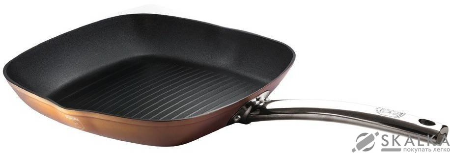 На фото Сковорода-гриль Berlinger Haus Bronze Titan 28 х 28 см (BH-1693)