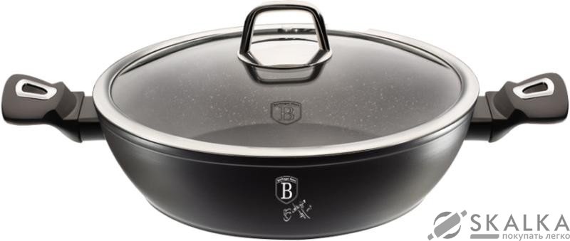 На фото Сотейник Berlinger Haus Black Silver Collection 28 см 3.8 л (BH-1850)