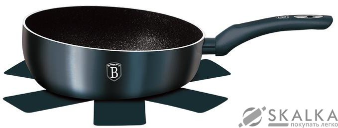 Сковорода Berlinger Haus Aquamarine Metallic Line 26 см (BH-1881) На фото Сковорода Berlinger Haus Aquamarine Metallic Line 26 см (BH-1881)