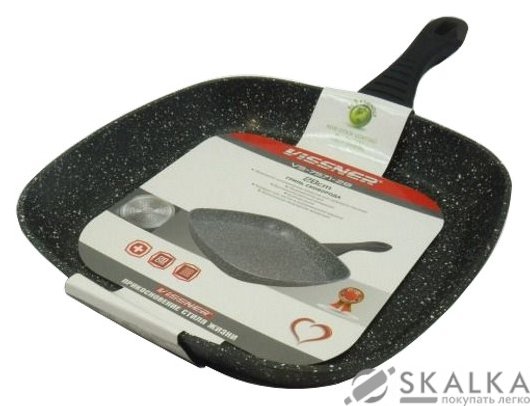 На фото Сковорода-гриль литая Vissner 28 х 28 см (VS-7571-28)