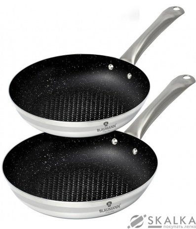 На фото Набор сковород Blaumann Gourmet Line 2 предметов (BL-3176)