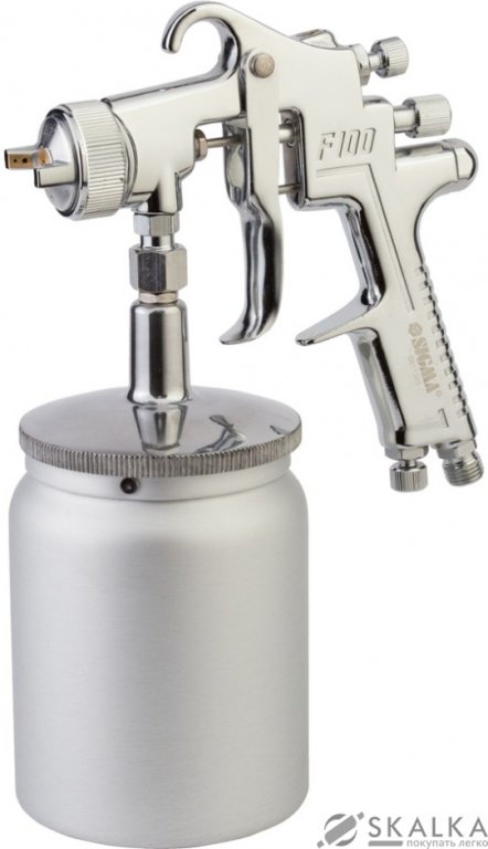 На фото Краскораспылитель Refine НР 1.7мм 170-285л/мин 3бар н/б 650мл (мет) (6811261)